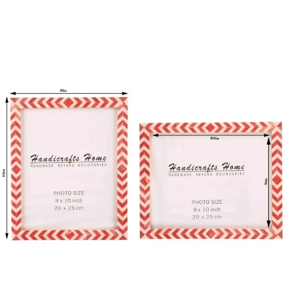 Handicrafts Home 8x10 Picture Frames Pack of 2 - Lisbon Collection...